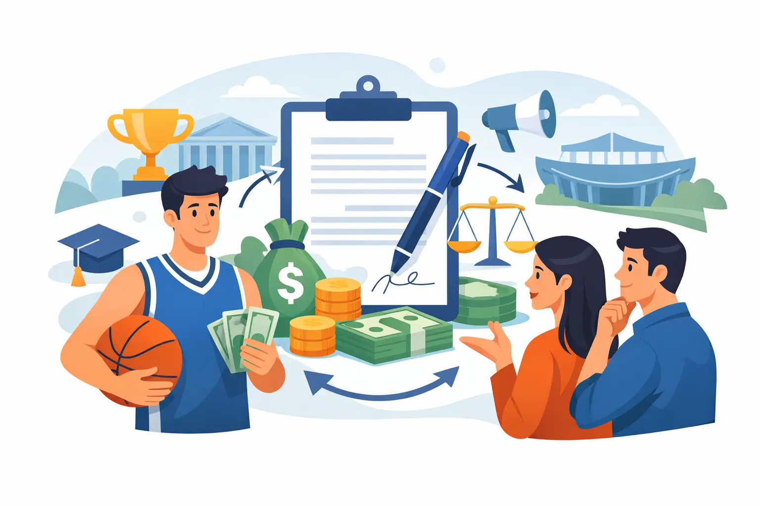 College Athlete Payment Rules for Parents