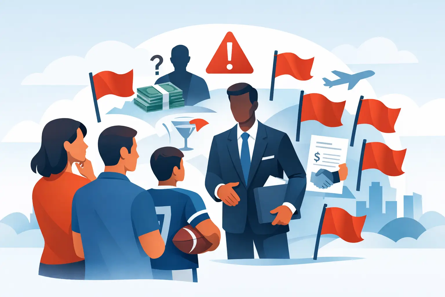 9 Athlete Agent Red Flags Parents Should See