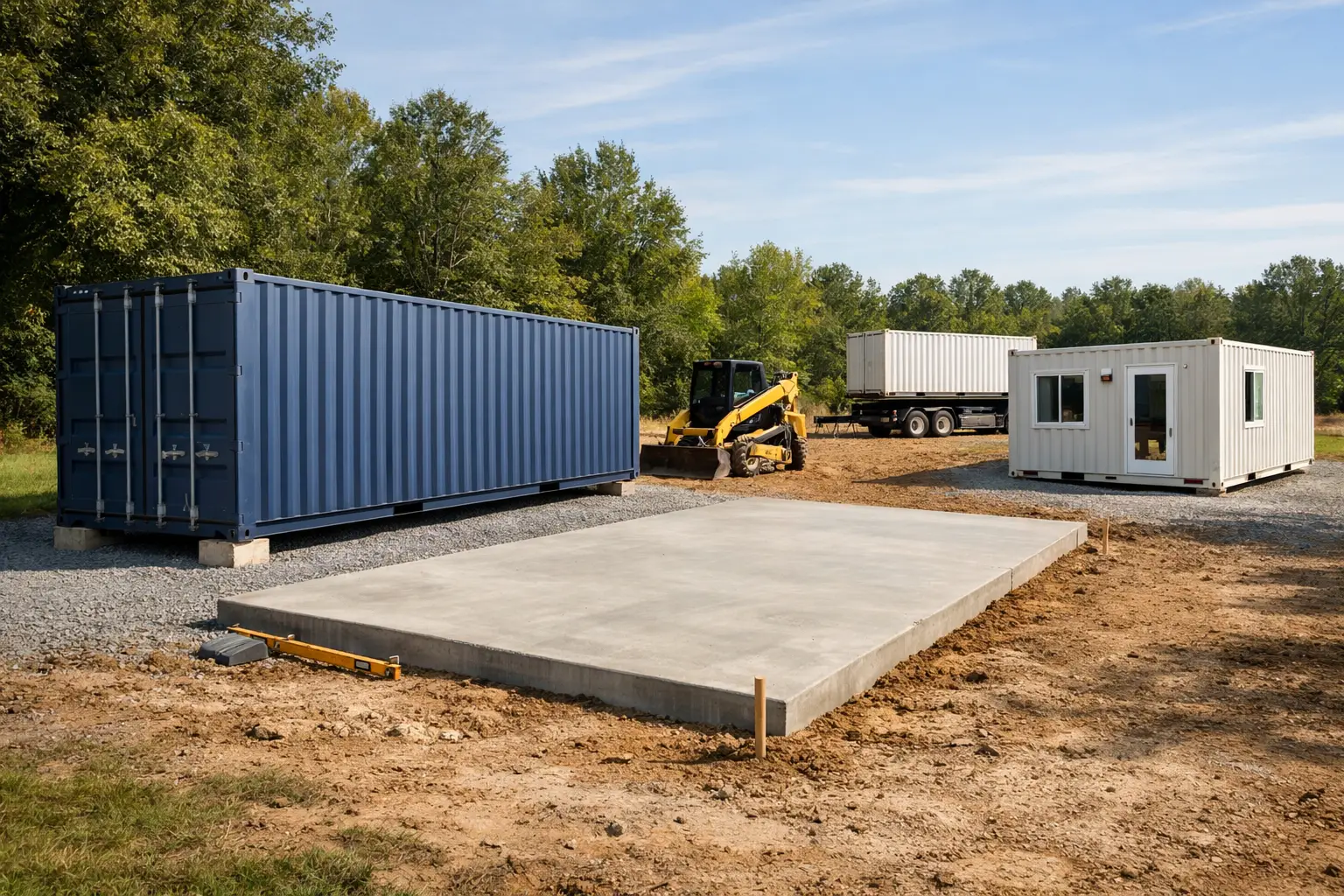Shipping Container Site Preparation Guide
