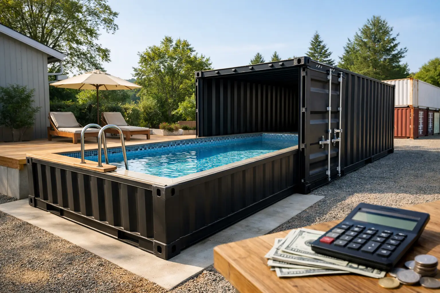 Shipping Container Pool Cost: What Changes It