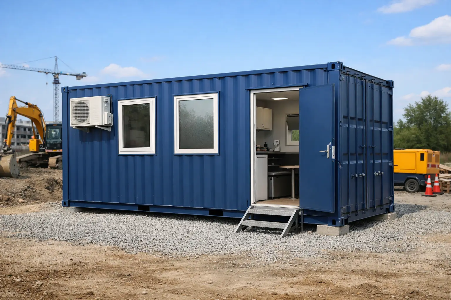 Shipping Container Welfare Unit for Job Sites