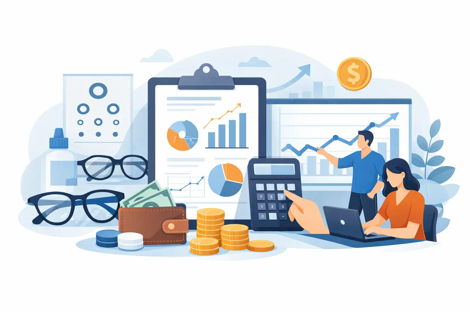 Controle financeiro para óticas na prática