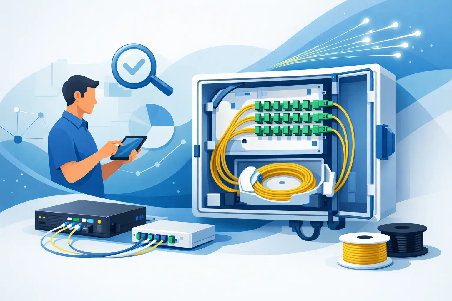 Como controlar caixa de ótica sem erros