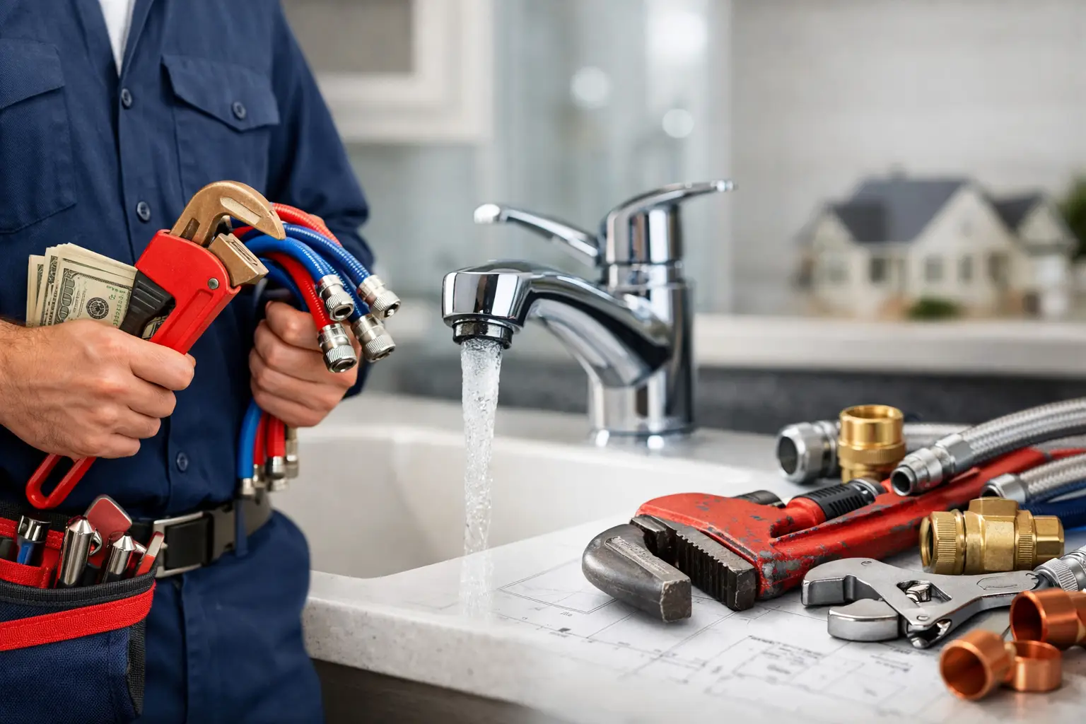 What Affects What We Charge for Plumbing Services