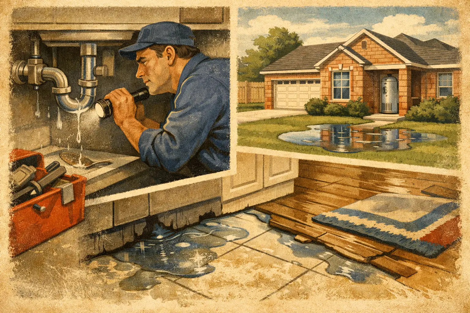 Slab Leak Warning Signs in Plano to Watch For