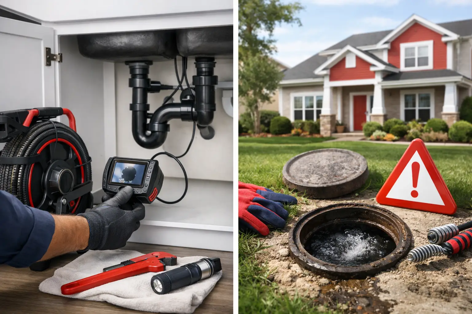 A Homeowner Guide to Drain Inspections and Warning Signs