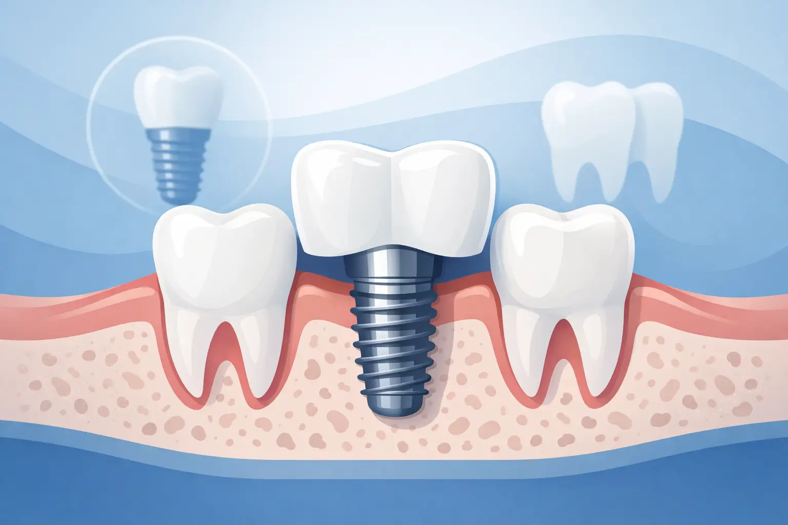 Can One Implant Replace Two Teeth?