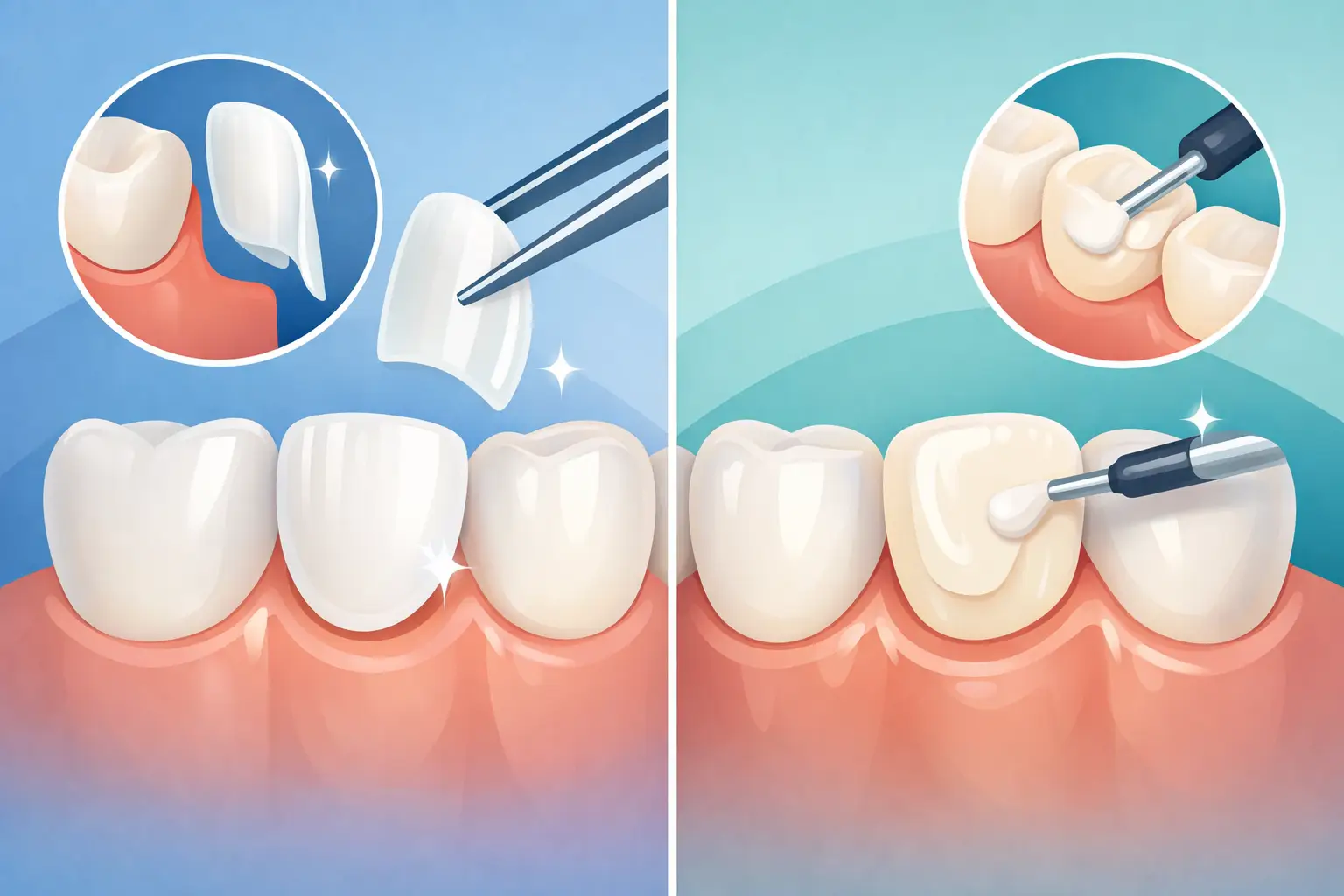 Veneers vs Bonding for Front Teeth