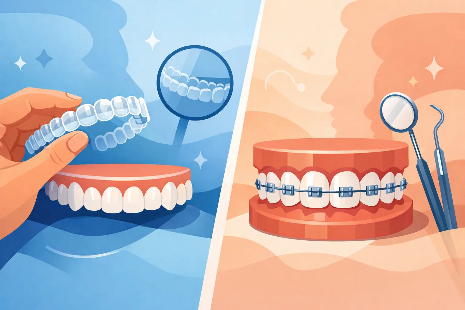 Invisalign vs Braces for Adults