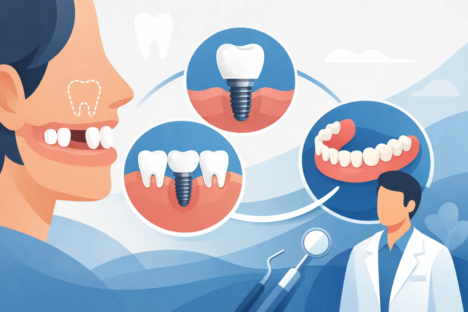 Replace Missing Teeth Options for Lasting Results