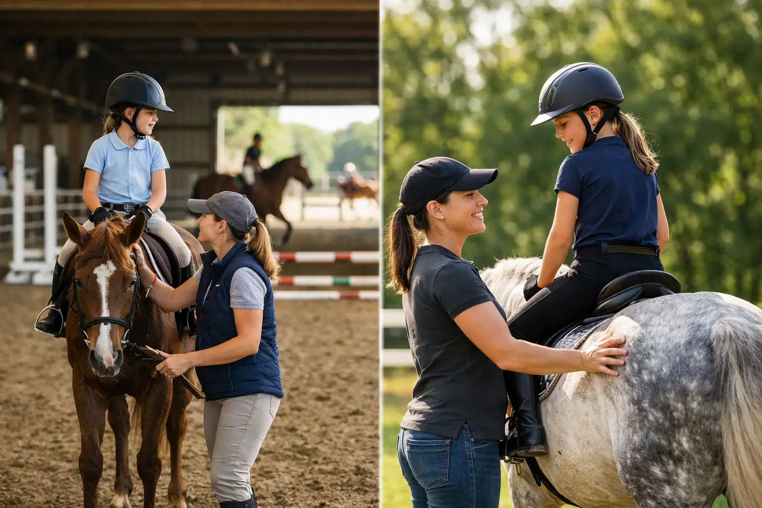 Riding Lesson Barn vs Private Trainer for Your Rider