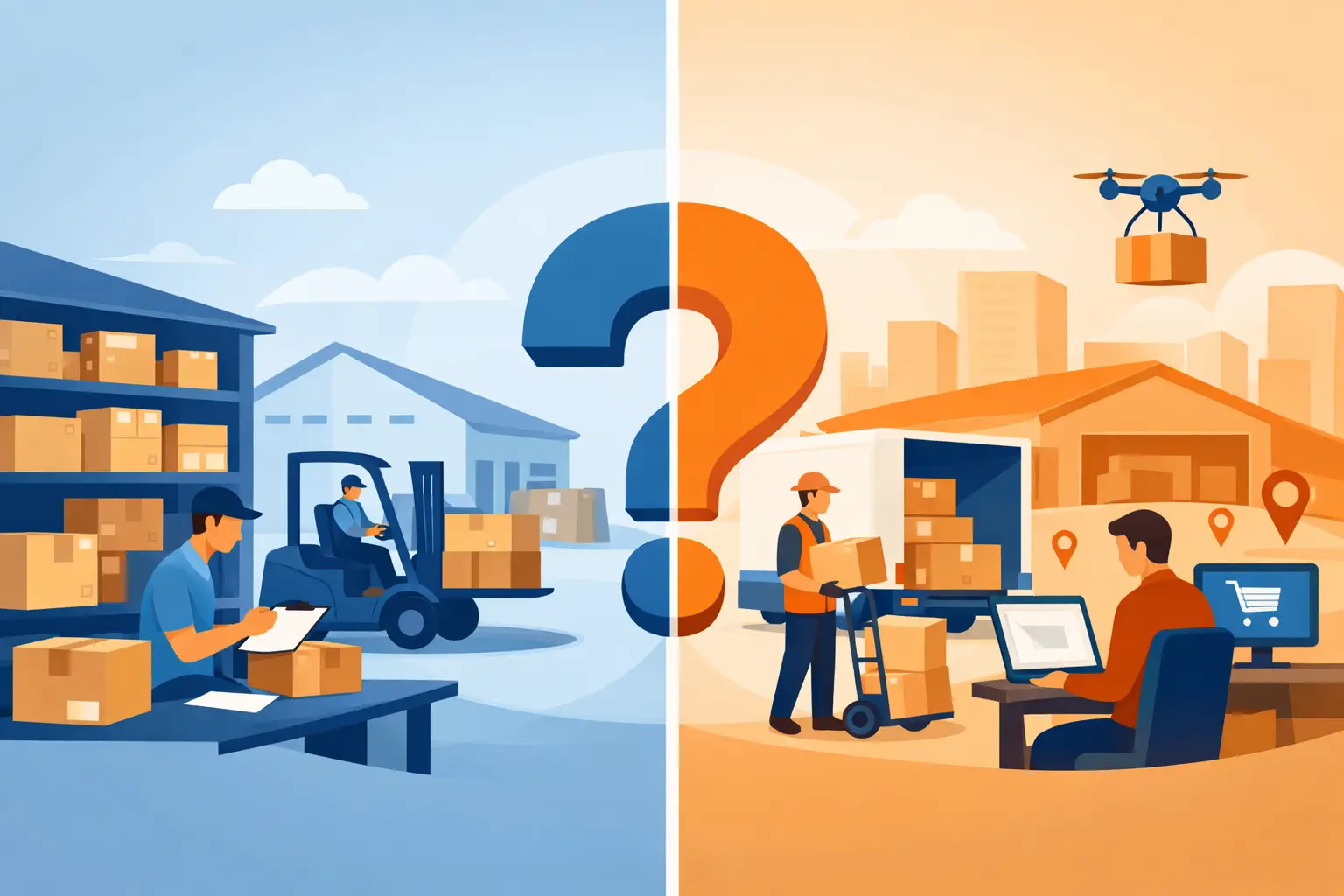 Inhouse Logistik oder Fulfillment - was passt?
