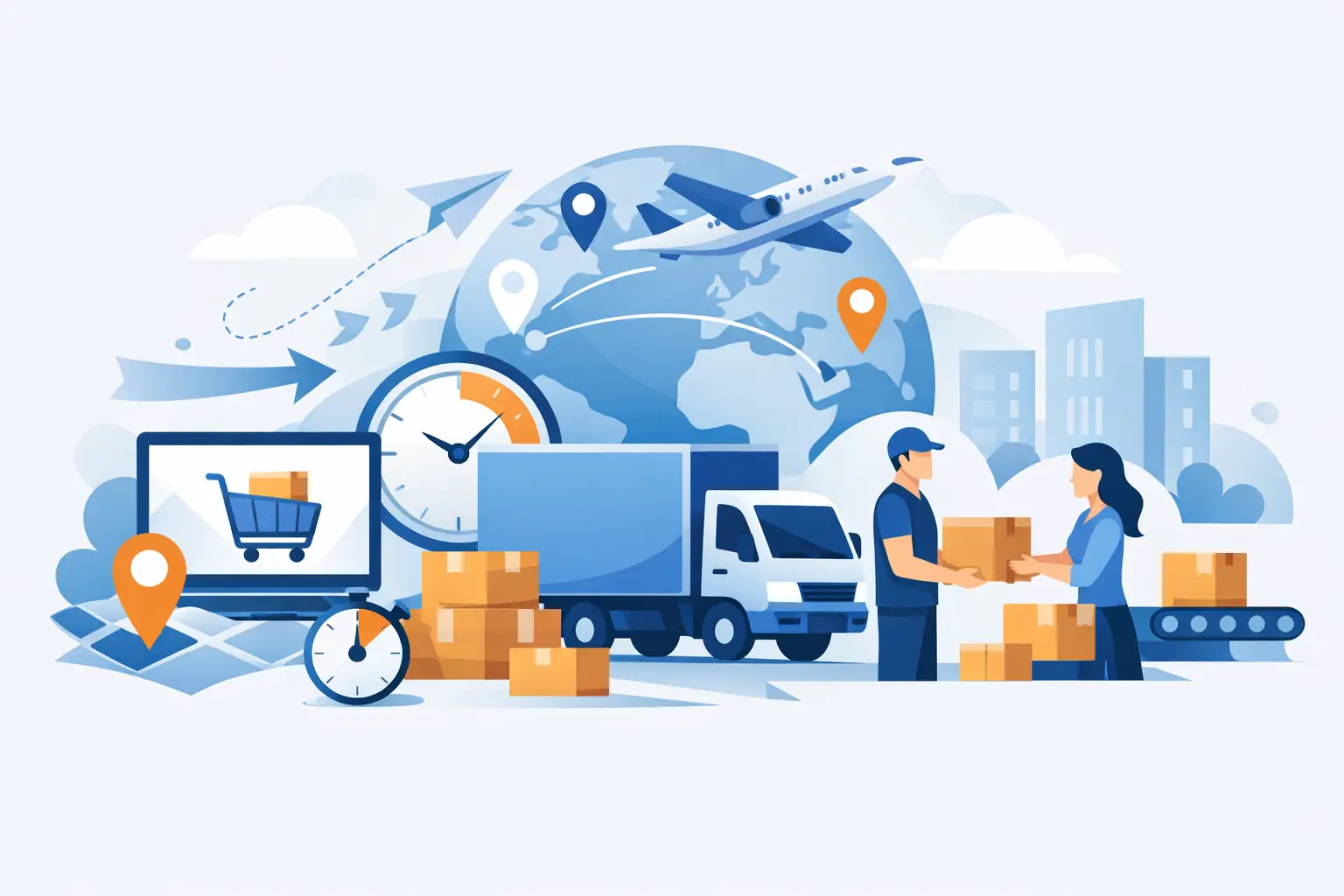 Versandlaufzeiten im E-Commerce verbessern