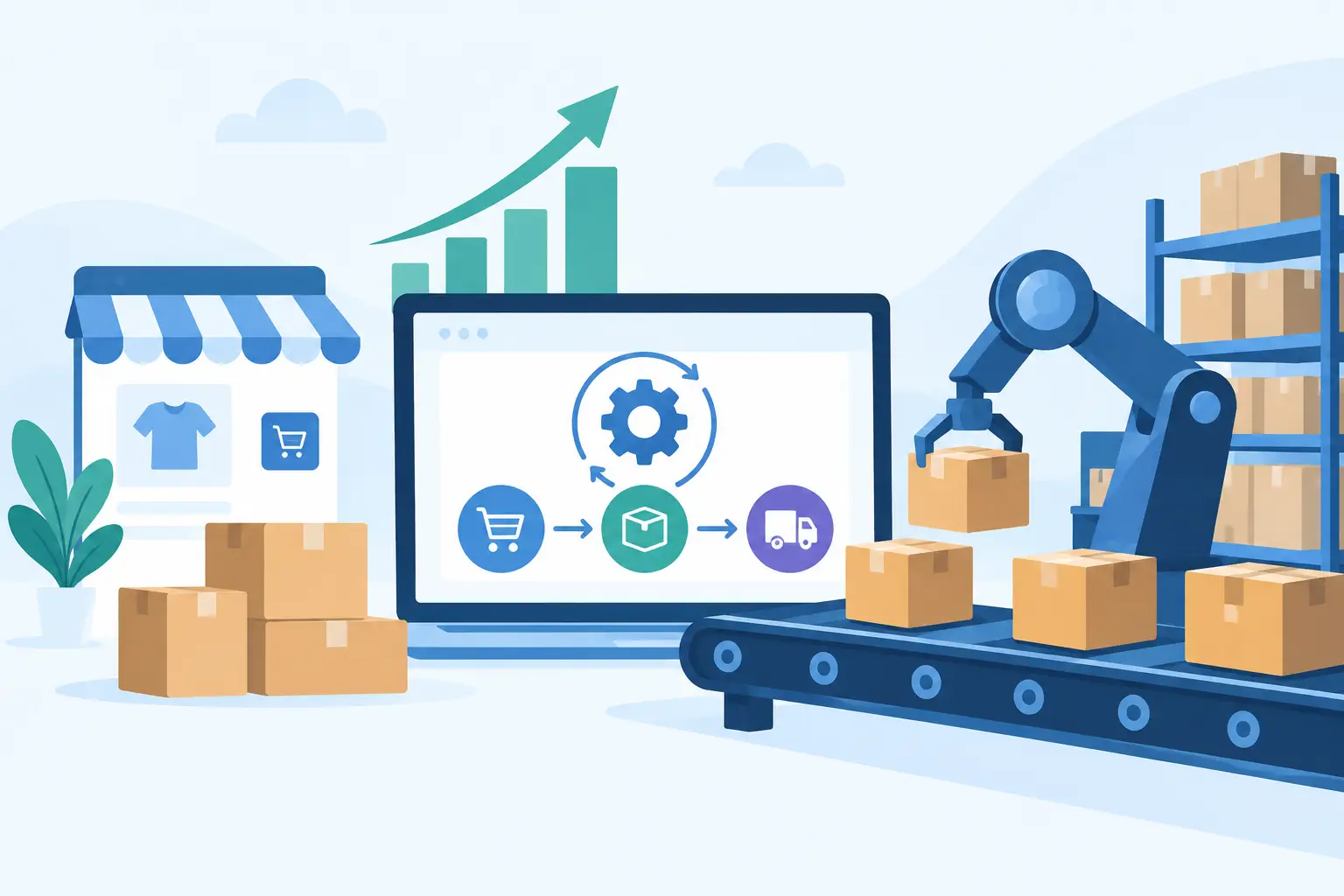 Fulfillment Automatisierung für skalierende Shops