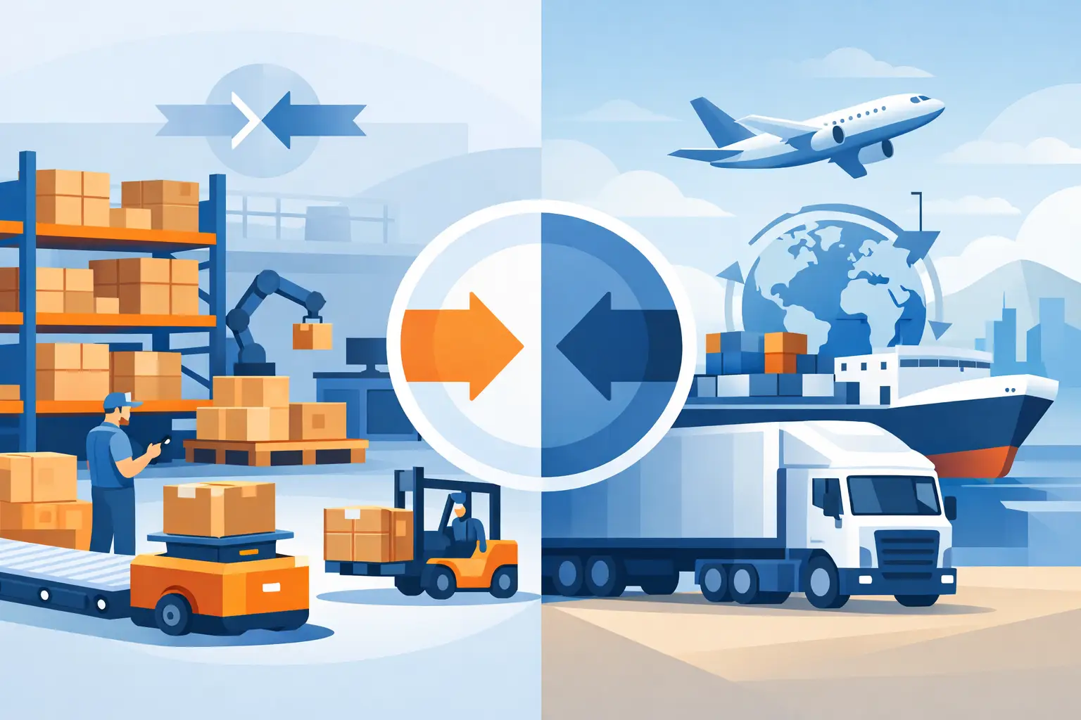 Fulfillment Center versus Spedition im Vergleich