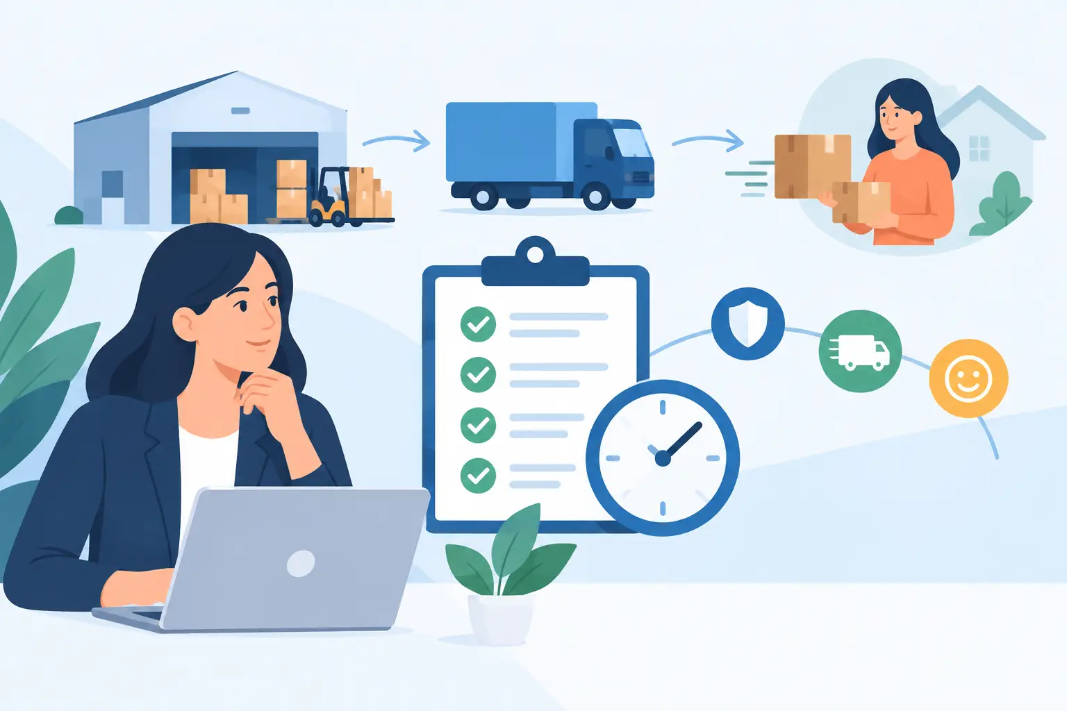 Leitfaden Service Level Logistik für E-Commerce