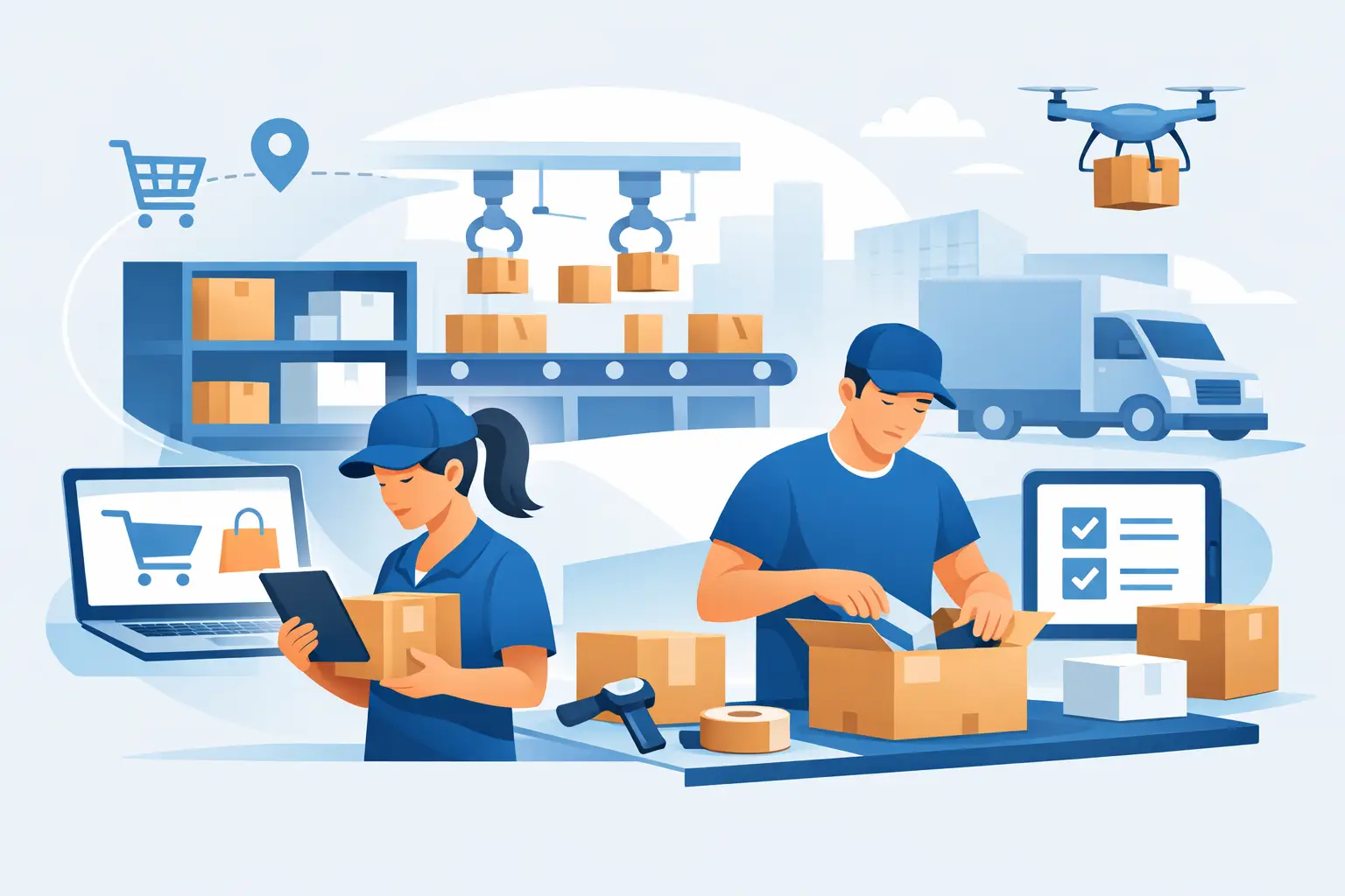 Wie funktioniert Pick and Pack im E-Commerce?