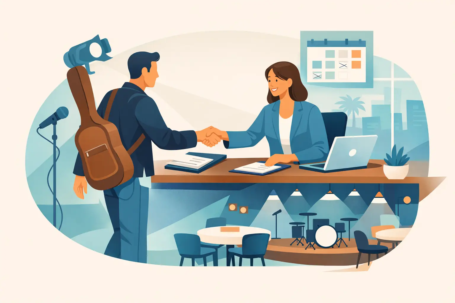 How to Approach Venue Bookers Professionally
