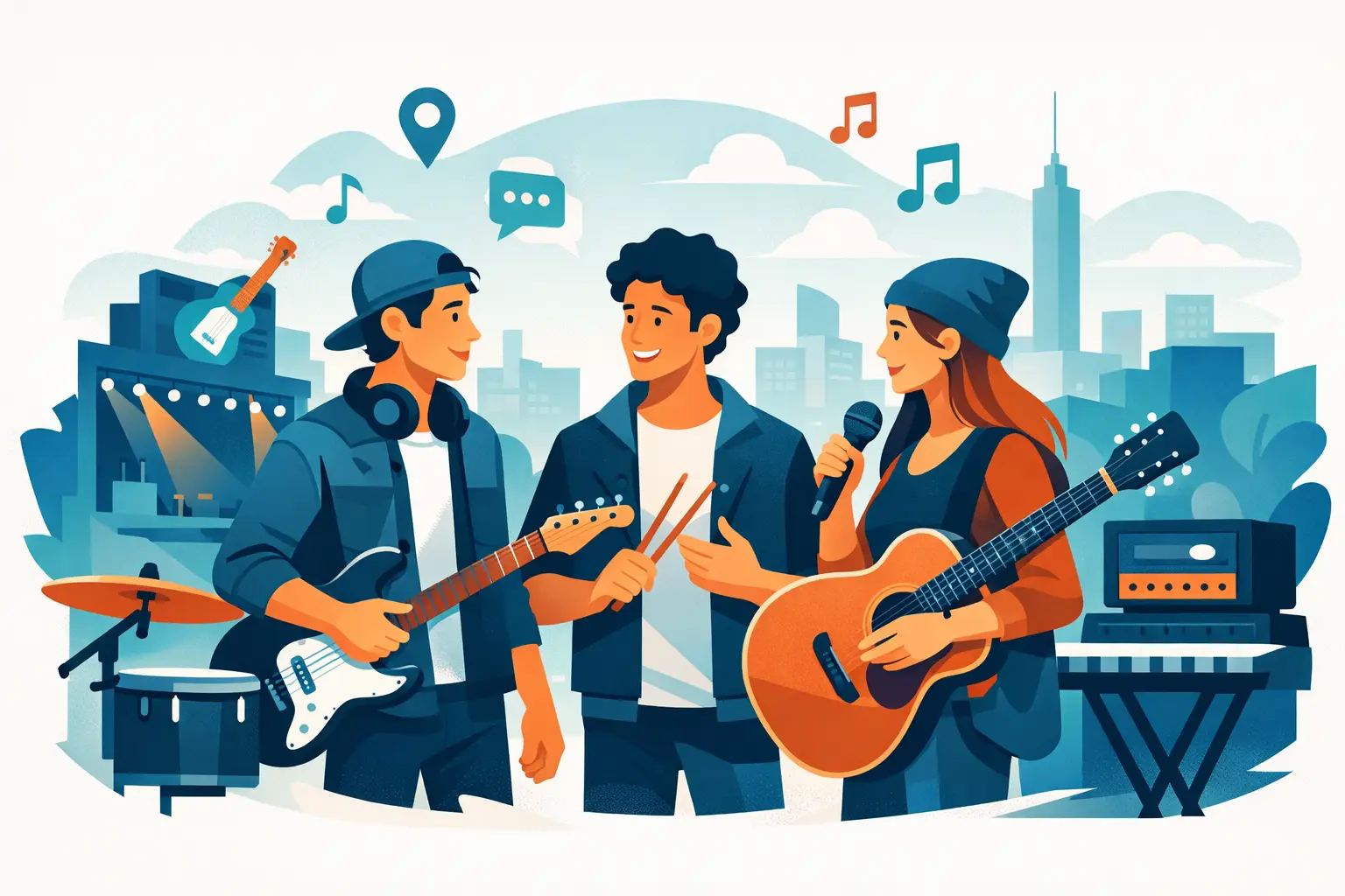 Best Places to Meet Bandmates in Your City