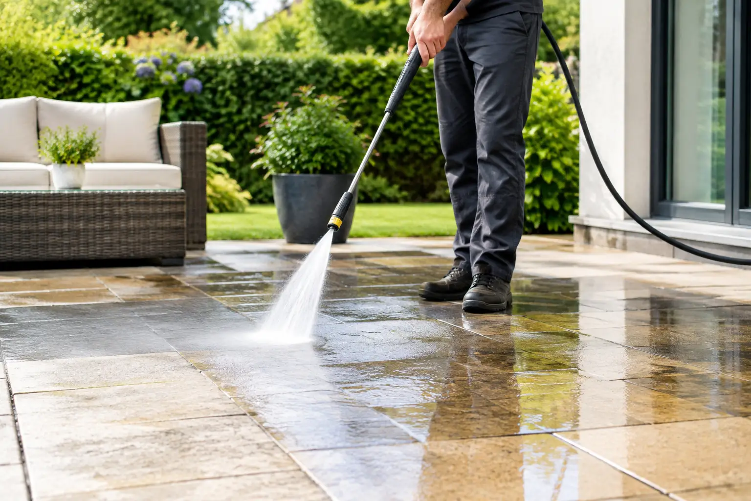 Patio Cleaning Frequency: How Often Is Enough? | rooflinerenovations.co.uk