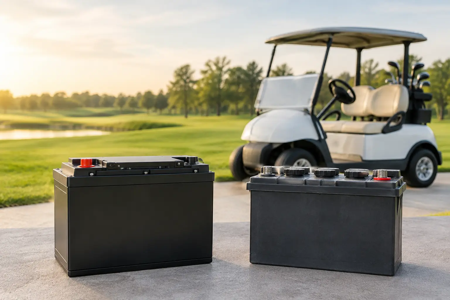 Lithium Versus Lead Acid Batteries for Golf Carts