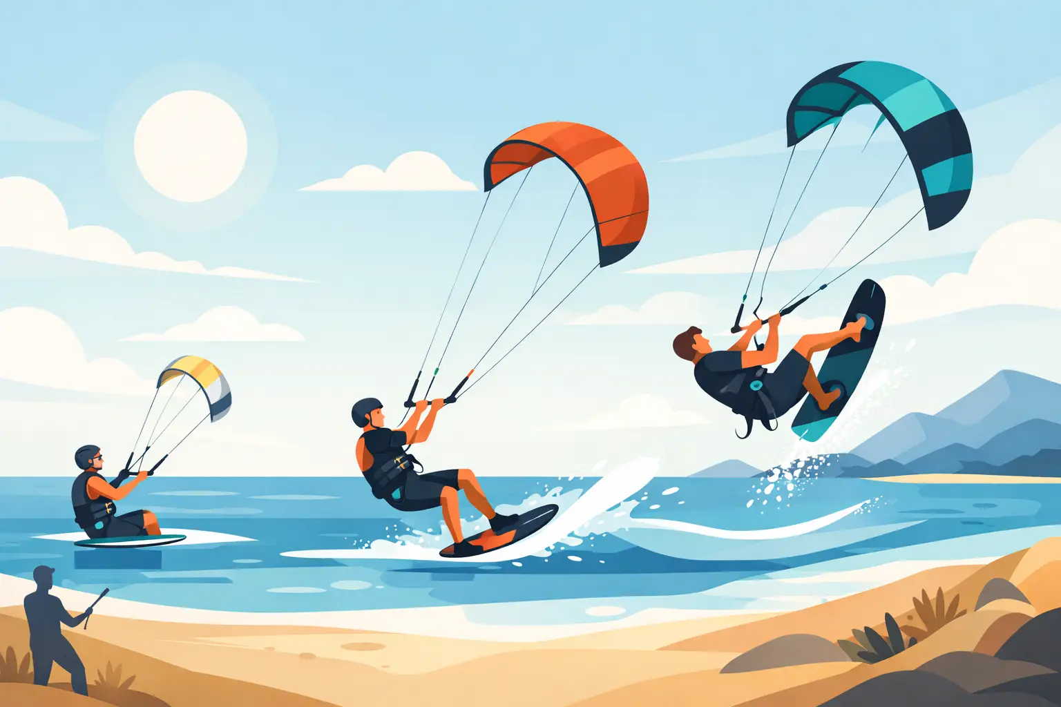 Guía para progresar en kitesurf paso a paso