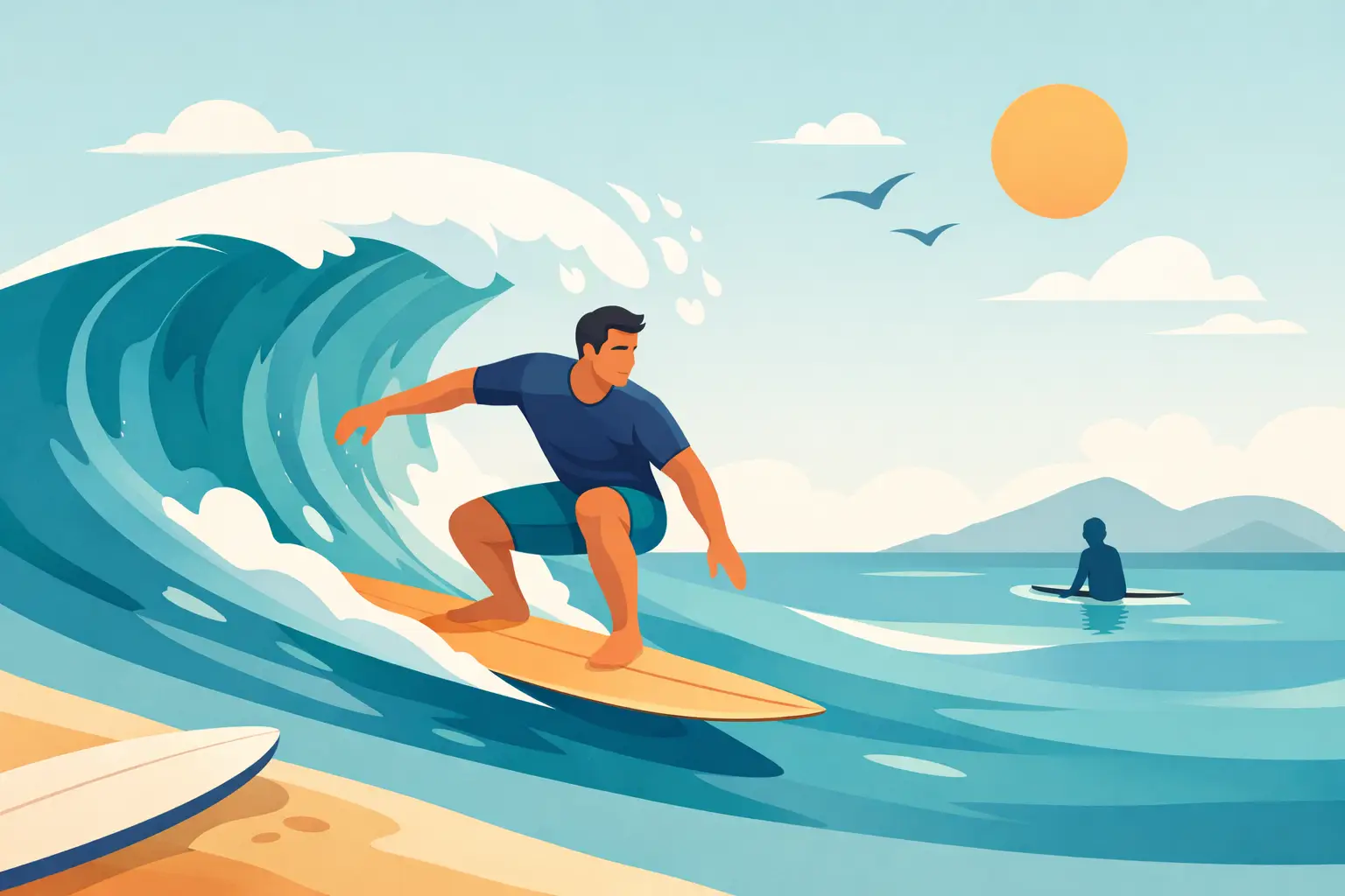 7 beneficios de aprender surf siendo adulto