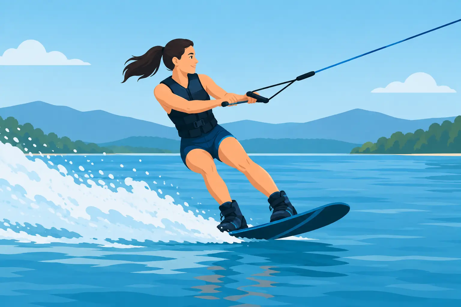 Cómo controlar la tabla de wakeboard con seguridad