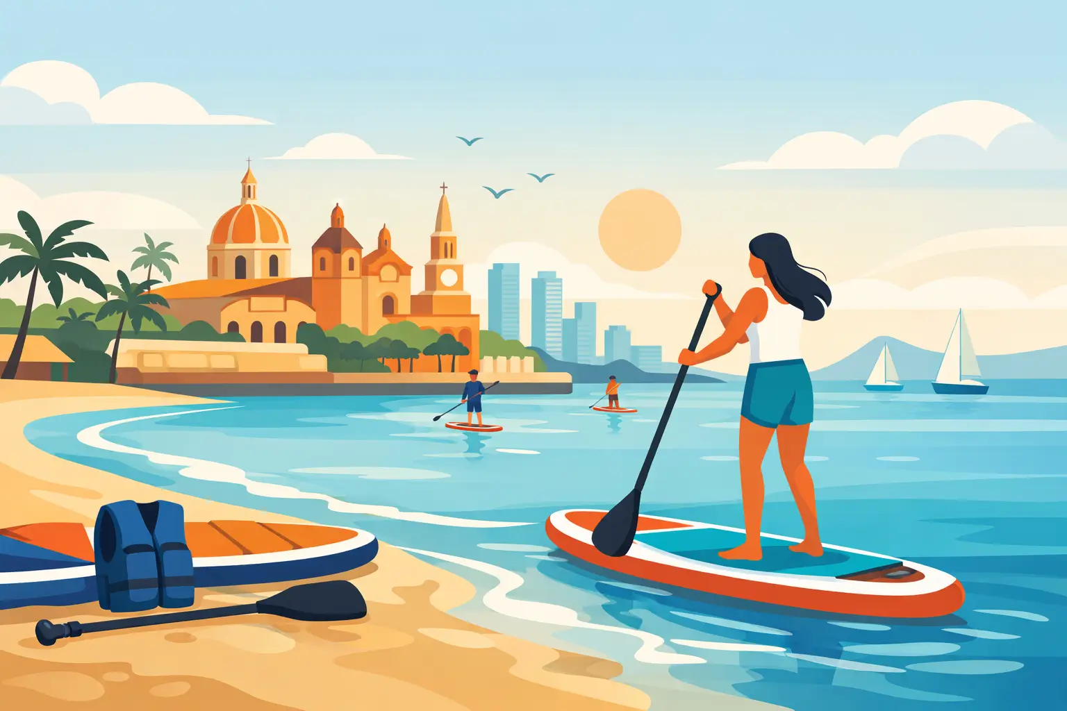 Guía para alquilar paddle board en Cartagena