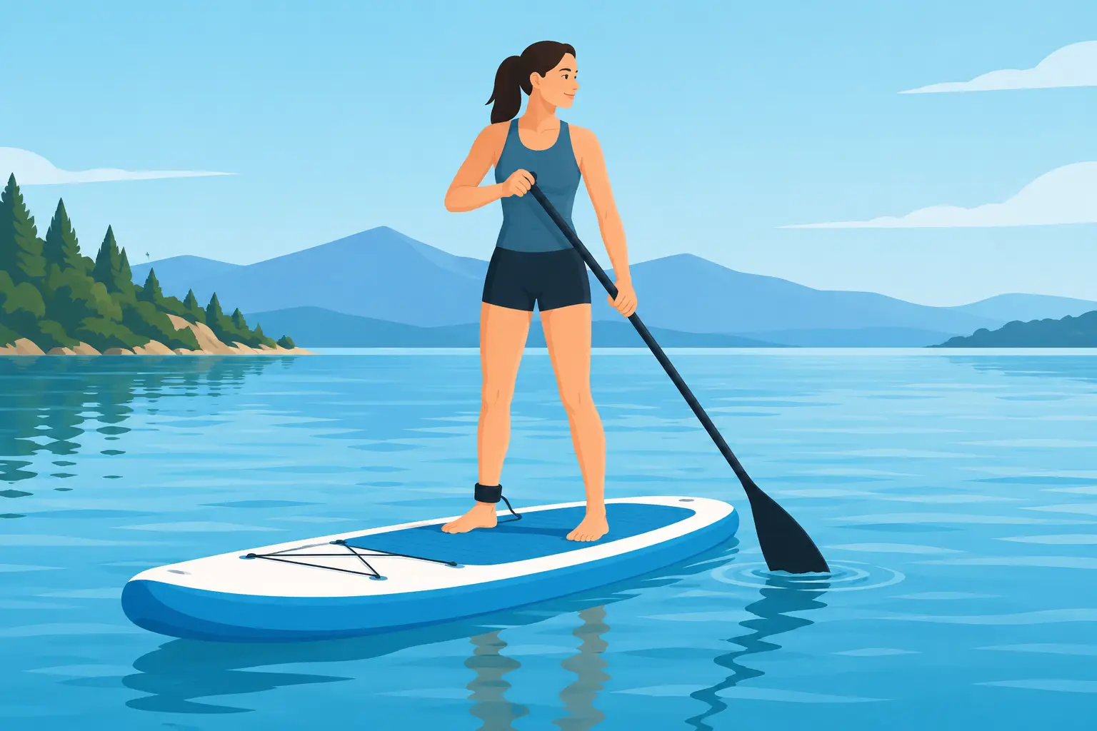 Guía de postura paddleboard para principiantes
