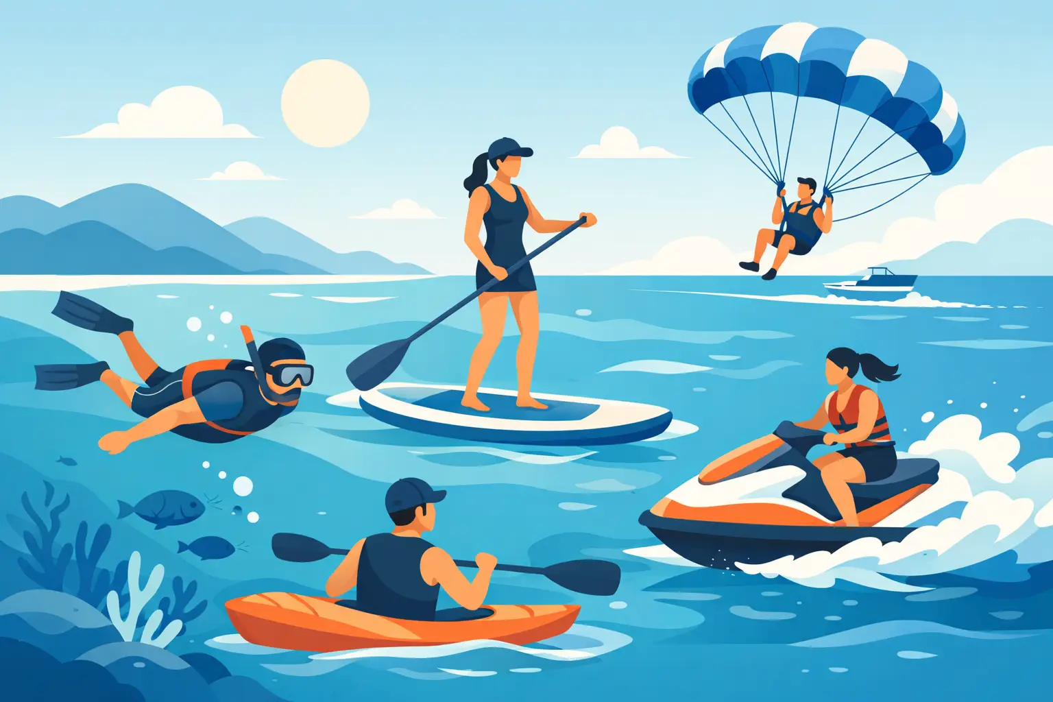 Mejores deportes acuáticos para adultos