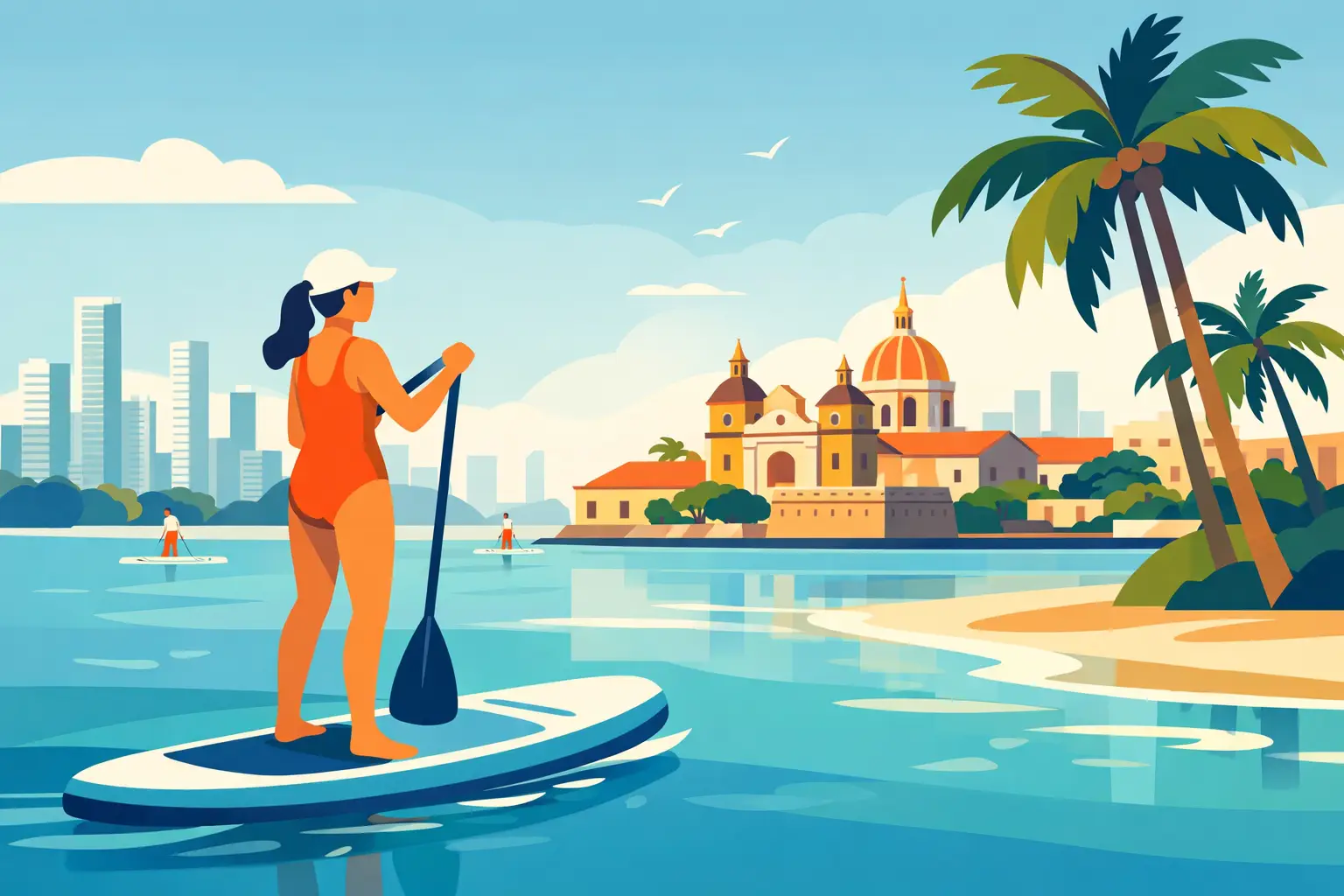 Paddle board Cartagena para principiantes