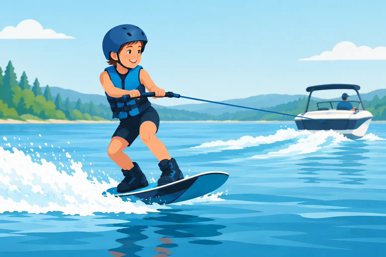 ¿Pueden los niños practicar wakeboard seguros?