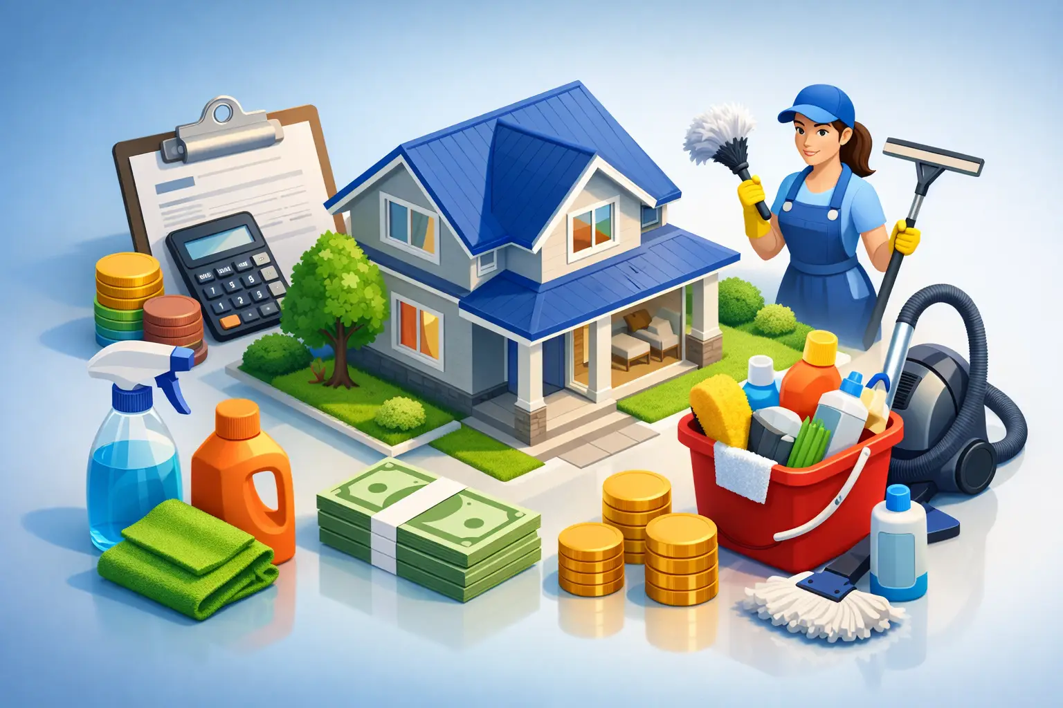 Going Rate for Residential House Cleaning