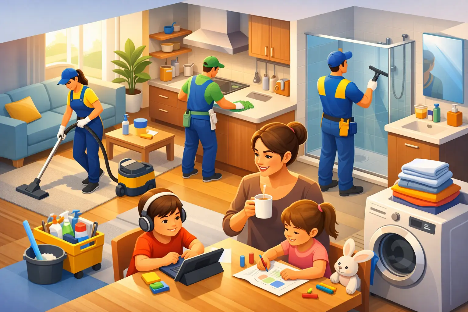 Residential Cleaning Service Guide for Busy Homes