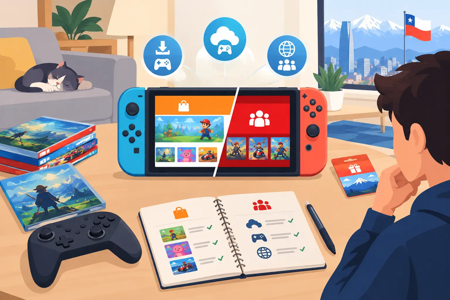 Nintendo eShop vs Switch Online: cuál comprar
