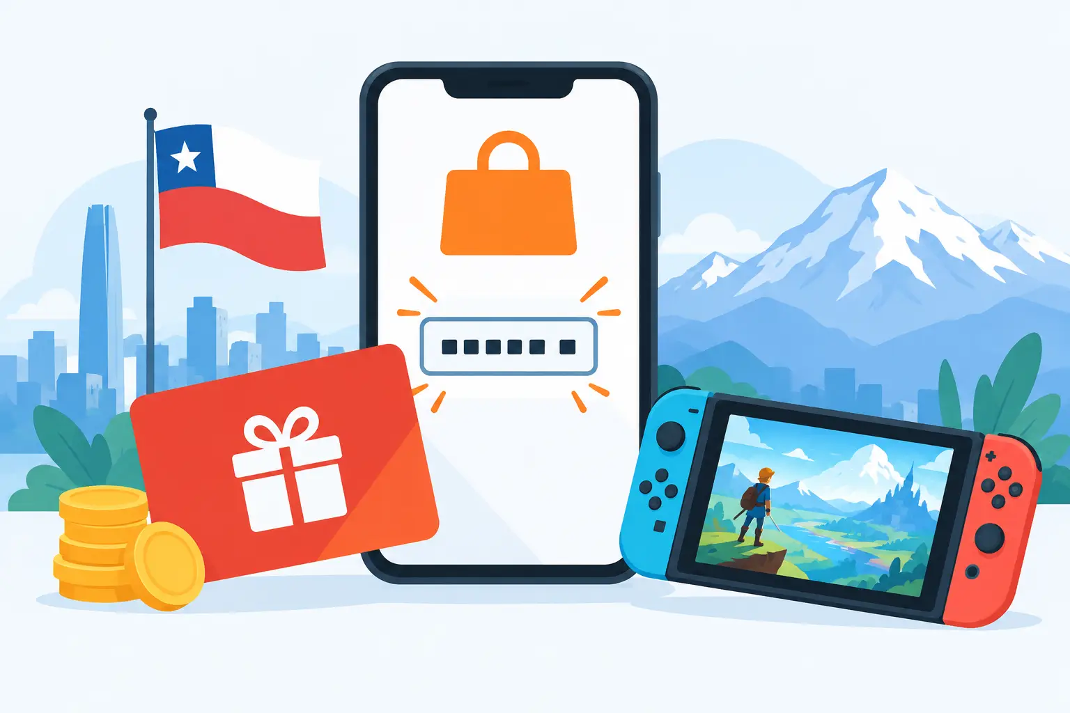 Nintendo eShop Chile para comprar y canjear saldo