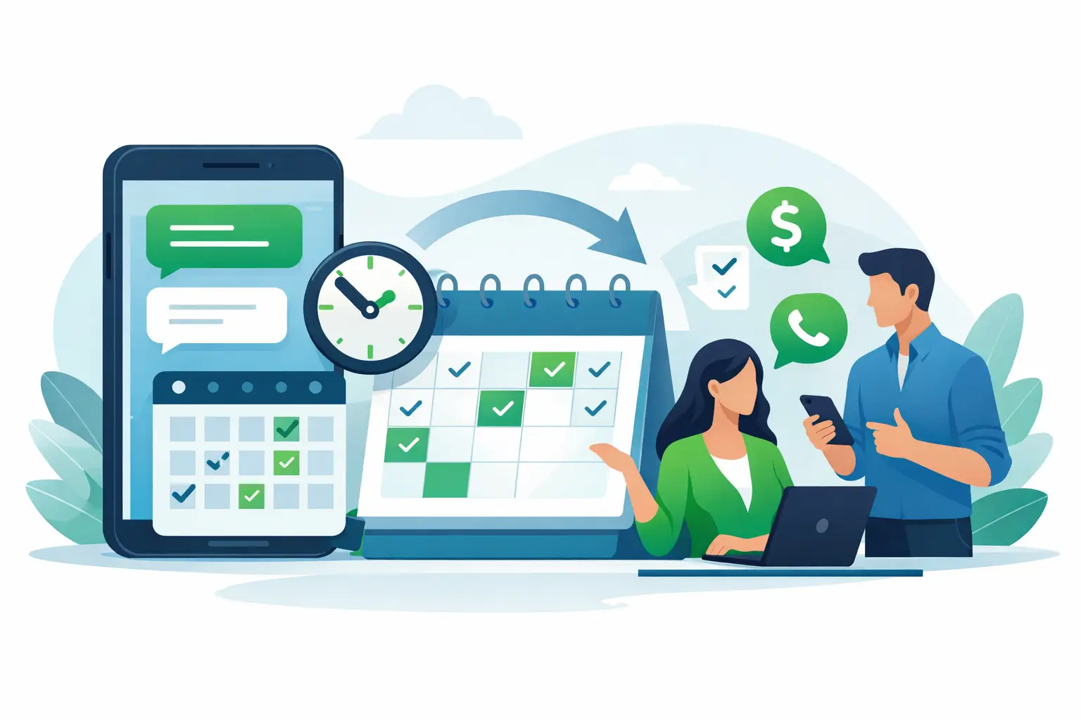 Agendamento automático para vender mais no WhatsApp