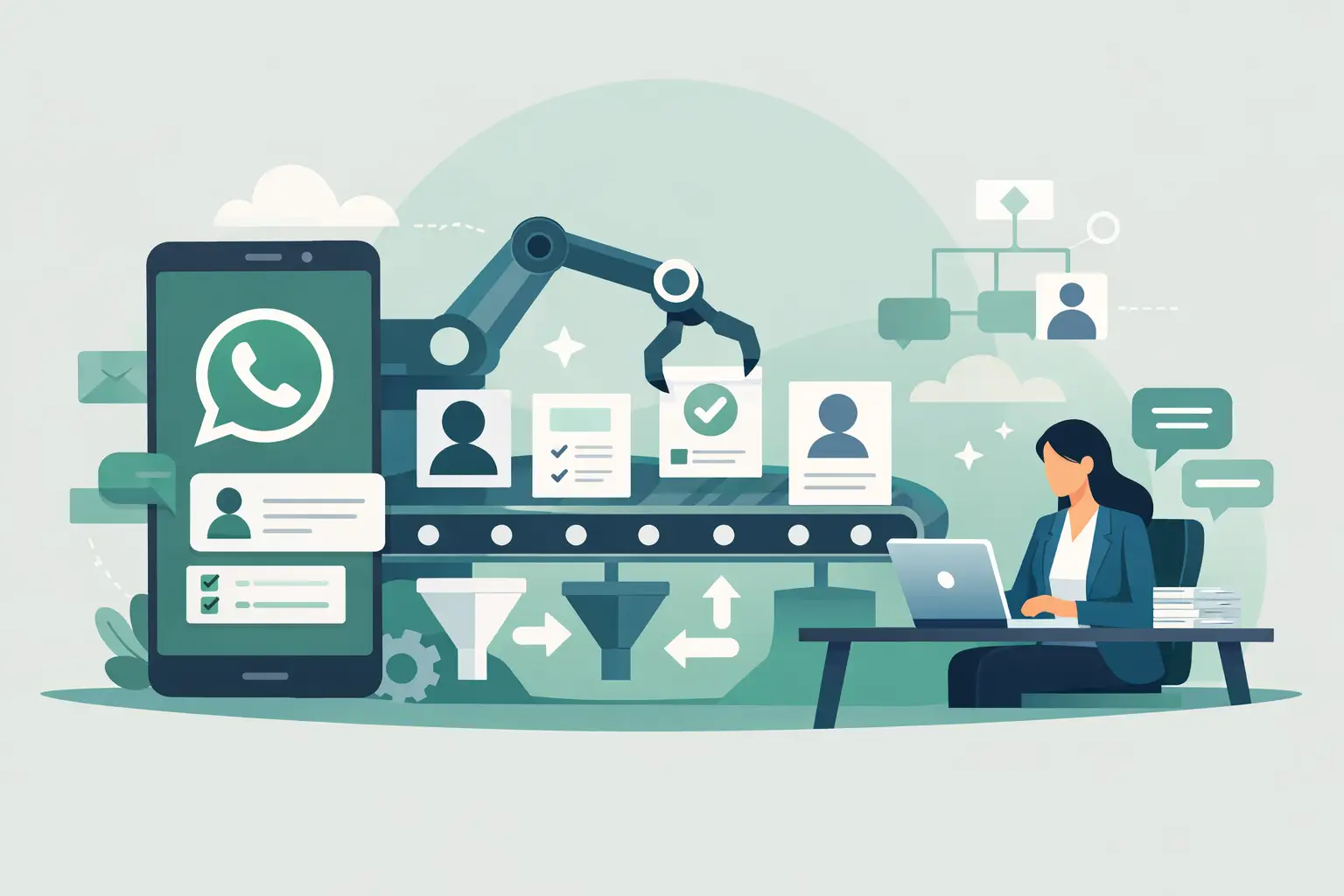 Como automatizar triagem pelo WhatsApp hoje