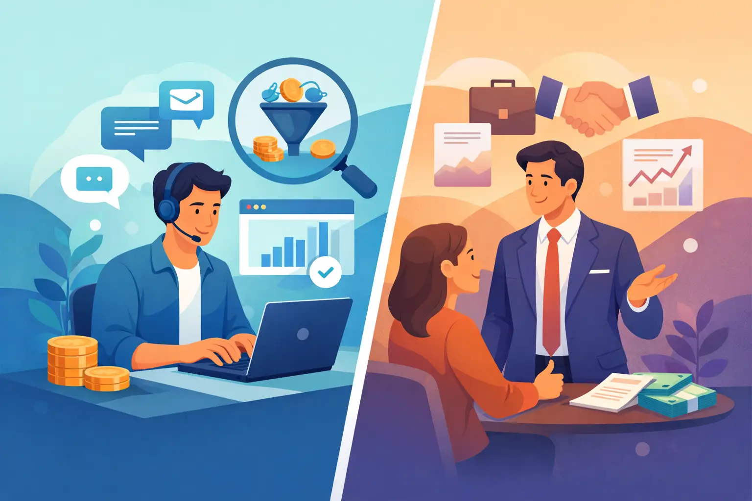 SDR digital vs vendedor: quem vende mais?