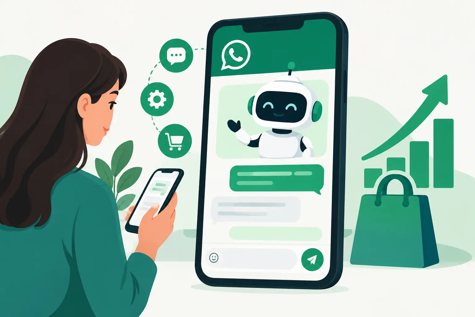 Atendimento automatizado que vende no WhatsApp