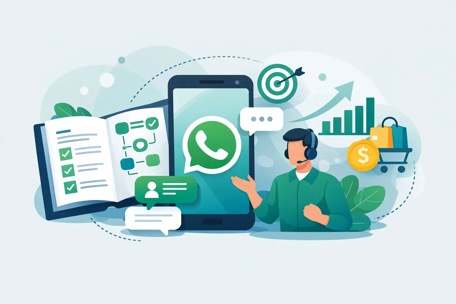 Playbooks prontos para WhatsApp que vendem mais