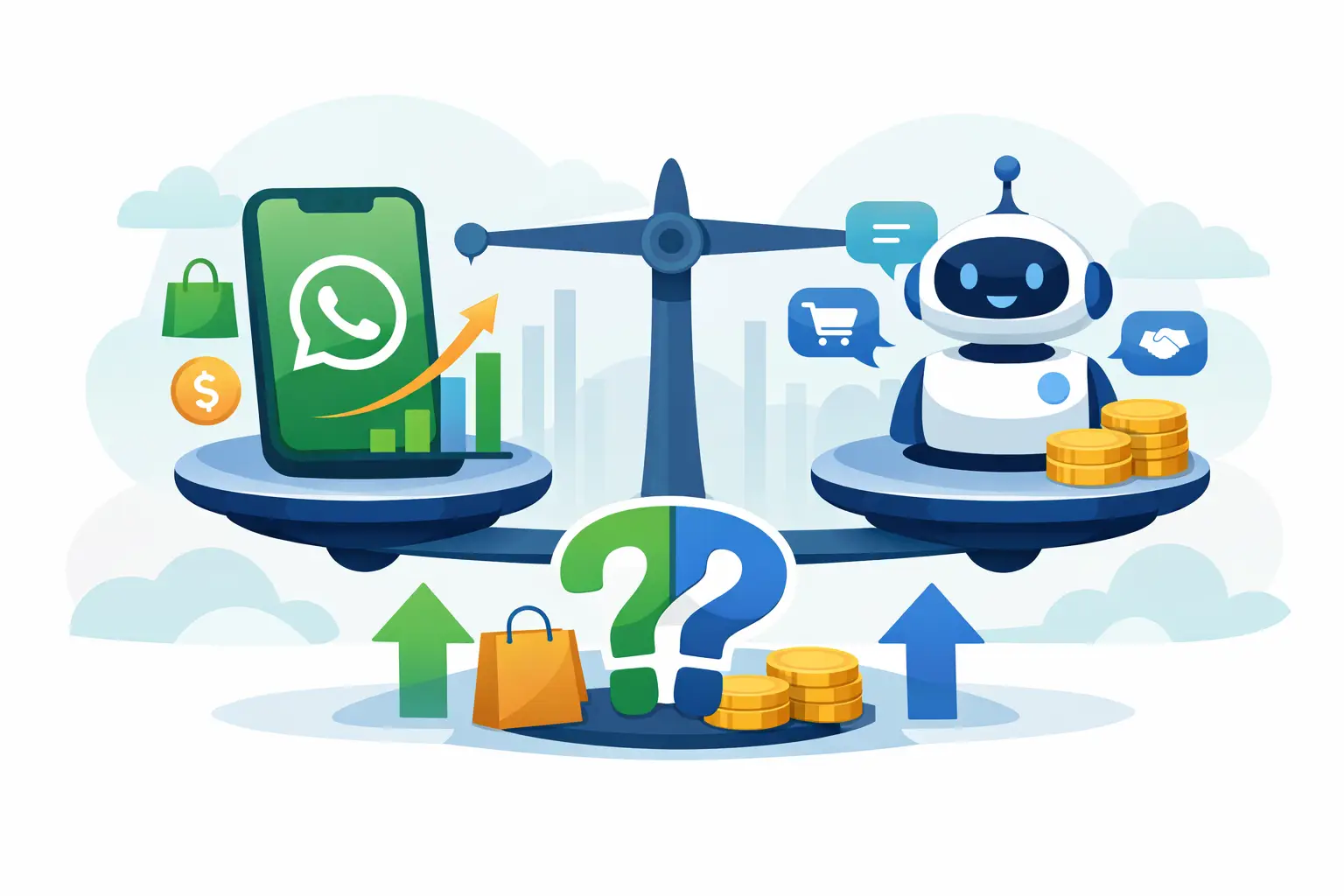 API WhatsApp ou chatbot: qual vende mais?