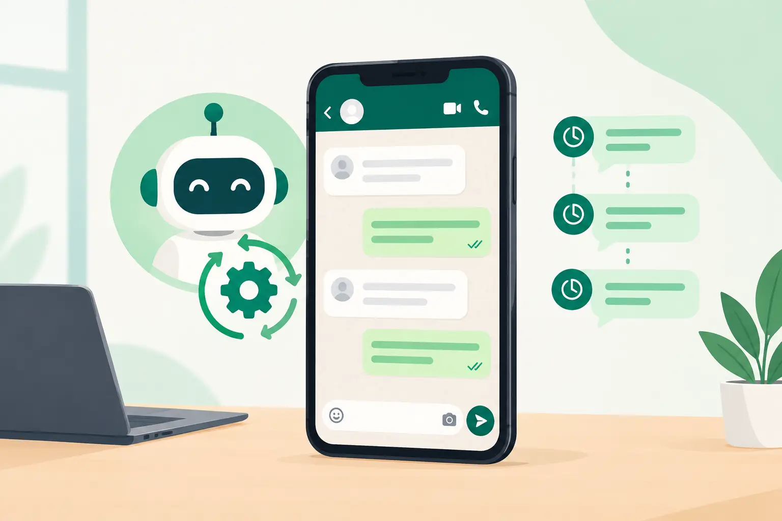 Como configurar mensagens automáticas no WhatsApp