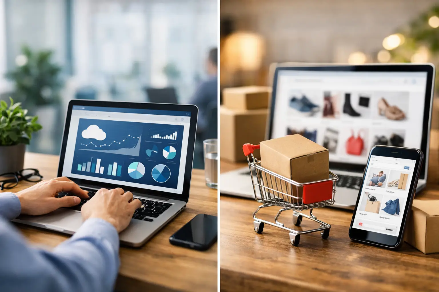 Site SaaS versus e-commerce: qual vende mais?