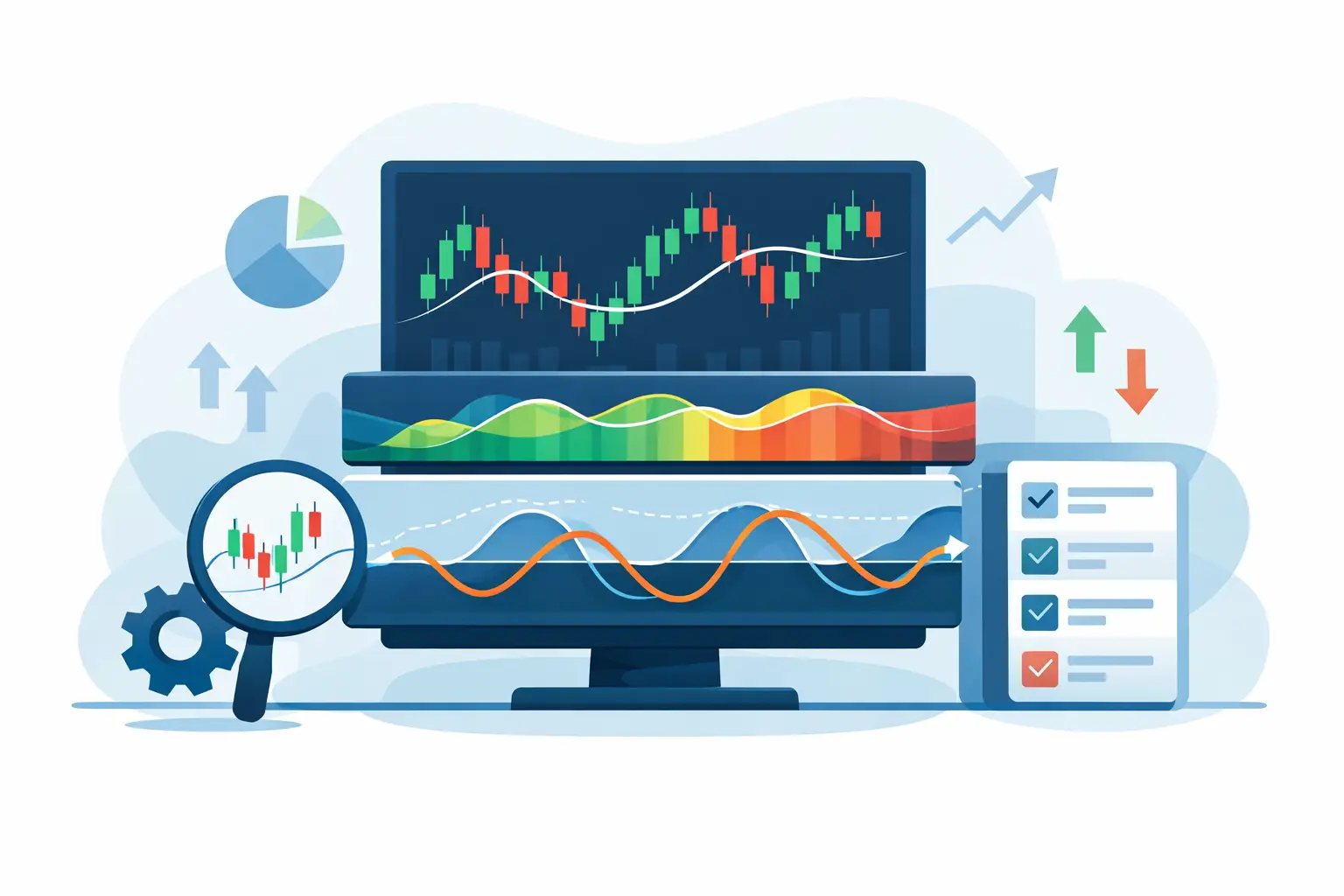 Trading Indicator Stack Example With Clear Rules