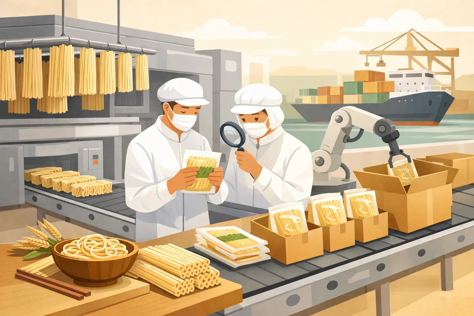 Reducing Lead Times Through Efficient Noodle Production Systems