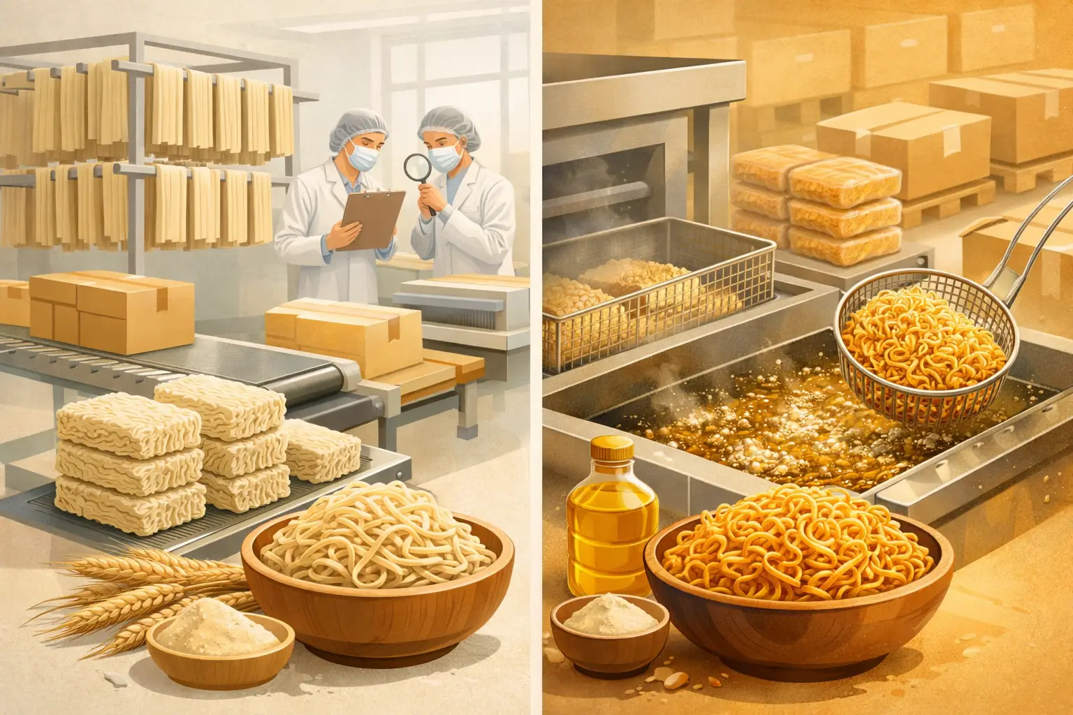 Air Dried Noodles vs Fried: Key Differences