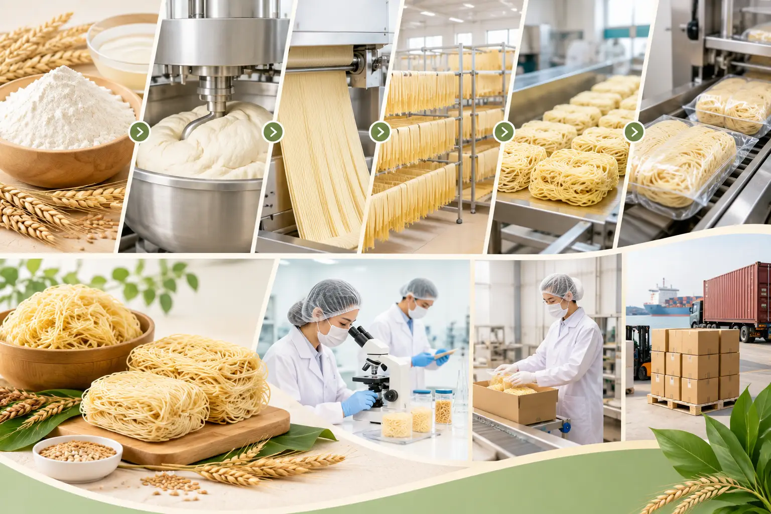 How Are Air-Dried Noodles Made? Dough to Packaging