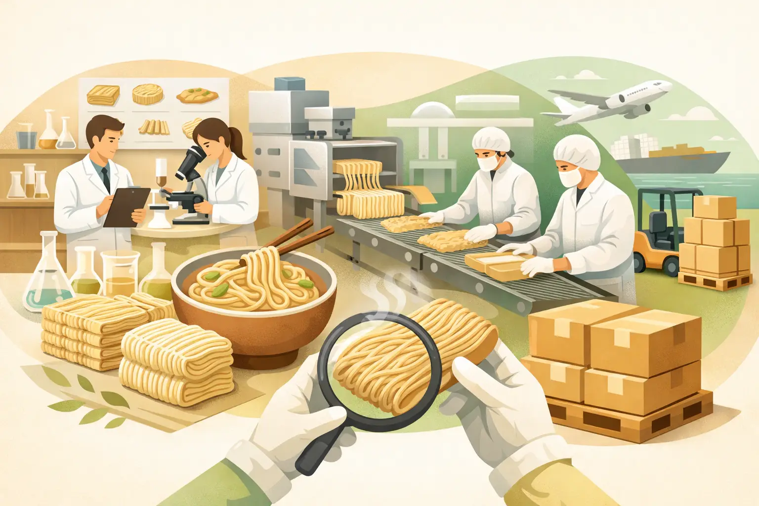 Noodle Development Process From Concept to Commercialization